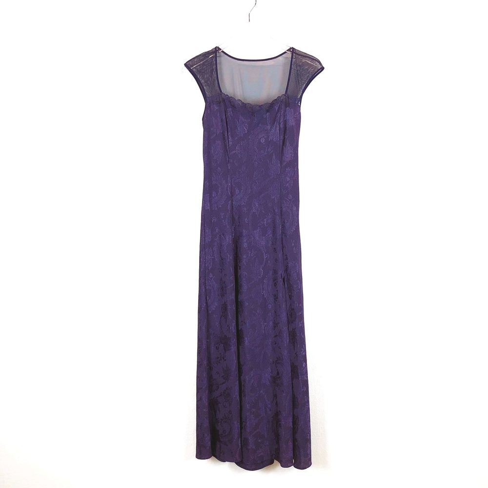 Victoria's Secret Gold Label Lace Satin Slip PJ - Picture 2 of 7
